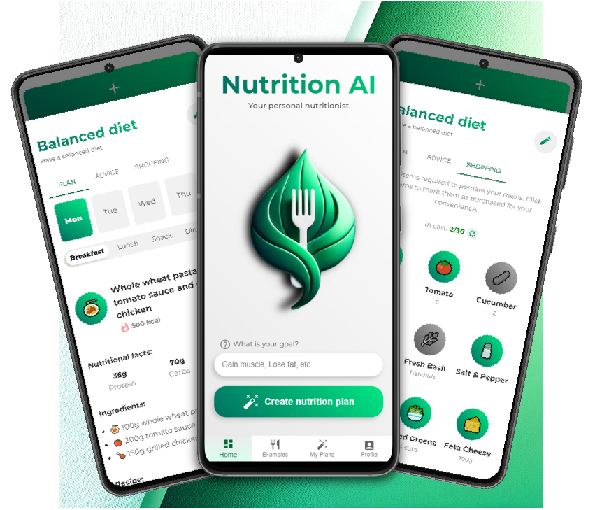 Nutrition AI app